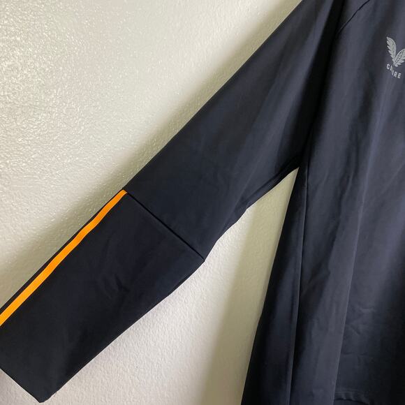 Castore Mclaren Performance 1/4 Zip MIdlayer Large Black Mens Pullover Orange - Picture 5 of 10